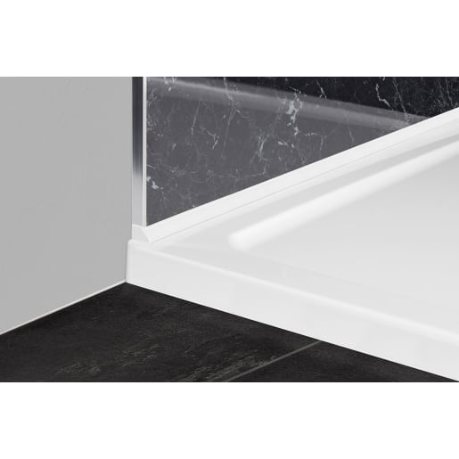 Showerwall Sureseal End Caps And Profile Black