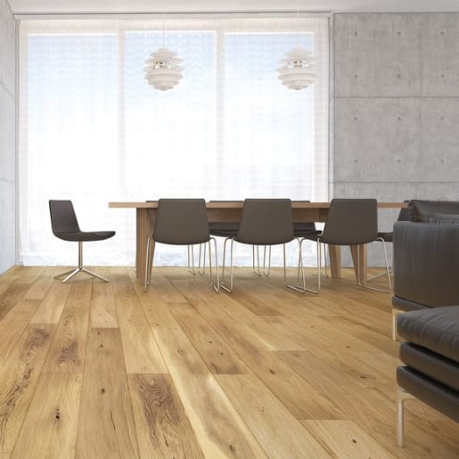 Basix 14mm Engineered Wood Floor 1-Strip Natural Oak 180X1090mm 1.37m²