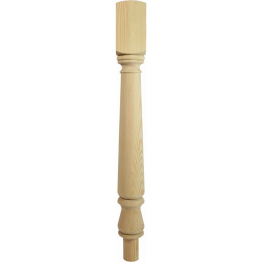 Richard Burbidge Straight Rail Newel Turning 725 x 82mm