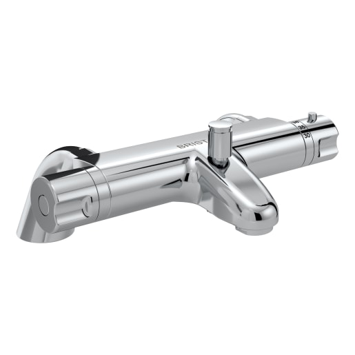 Bristan Assure Thermostatic Bath Shower Mixer 78 x 256mm Chrome