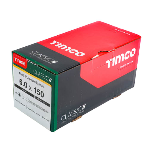 TIMCO Classic Pozi Countersunk Wood Screw 6 x 150mm Box of 200