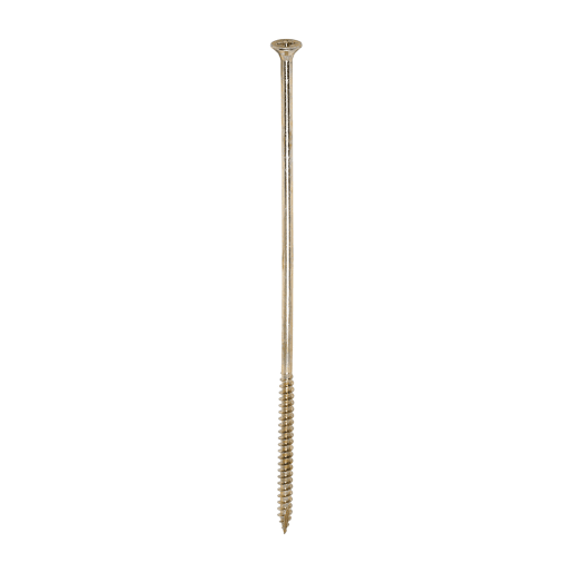 TIMCO Classic Screw PZ3 6mm Gauge 200mm L Zinc Yellow Passivated