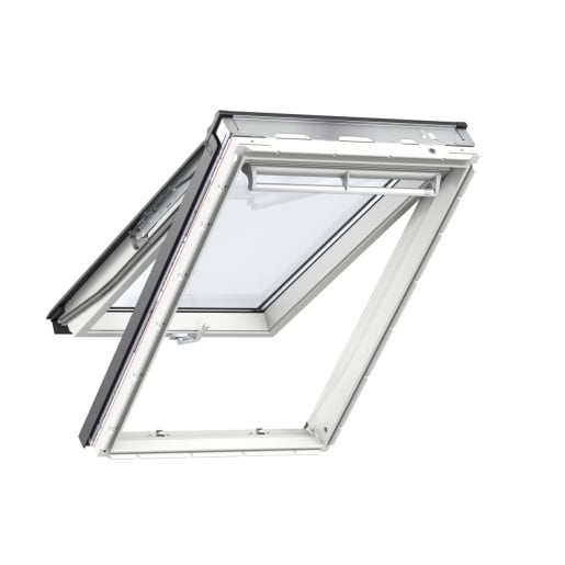 VELUX GPU UK08 0070 White Poly. Top Hung Roof Window 134 x 140cm