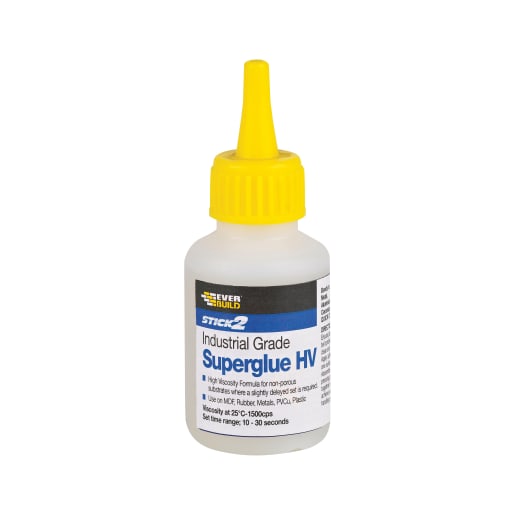 Everbuild Industrial Superglue HV 50g Clear