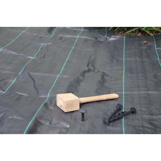 Groundtex Woven Geo Fabric 15 x 1m Black