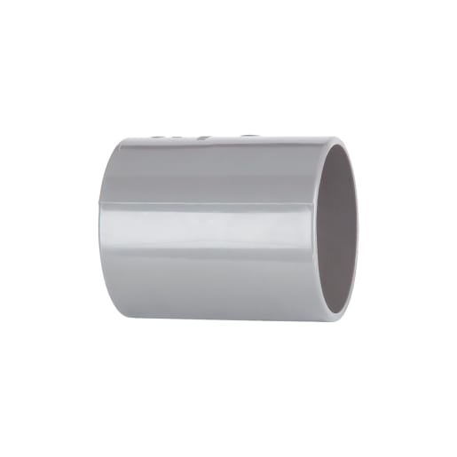 Polypipe Straight Coupling 40mm Grey WS26G