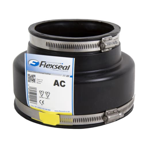 Fernco AC1602 Adaptor Coupling 120 x 160mm Black