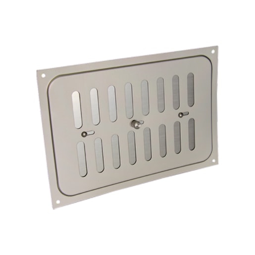 Louvre Ventilator 241 x 165mm Aluminium Pack of 25