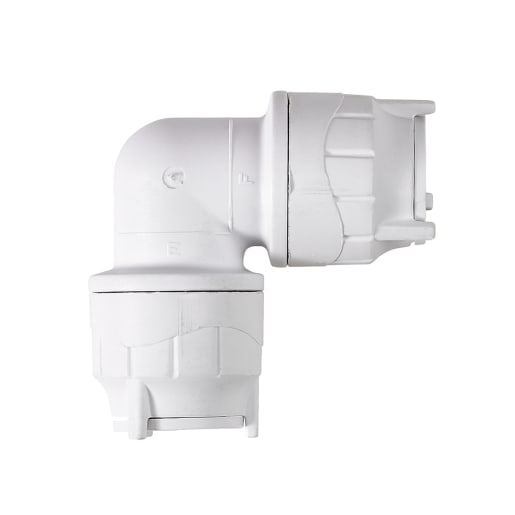 Polypipe PolyFit Elbow 75 x 22mm White