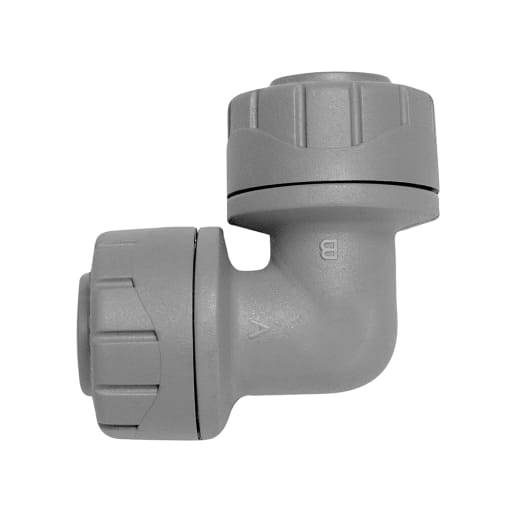 Polypipe PolyPlumb Elbow 75 x 22mm Grey