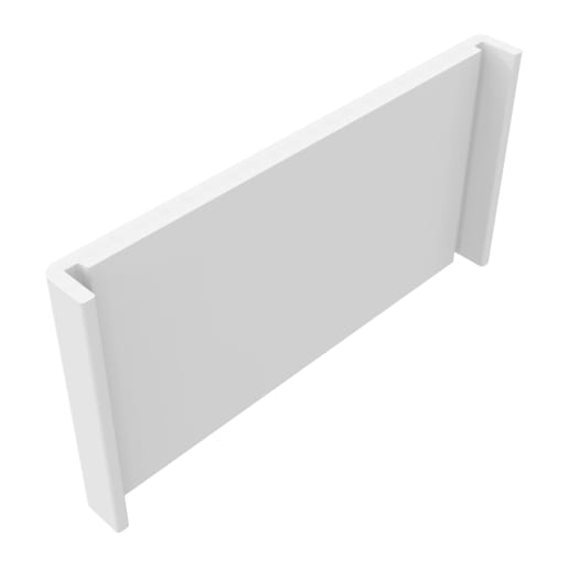 Freefoam Magnum Square Leg Fascia Board 5m x 410 x 18mm White