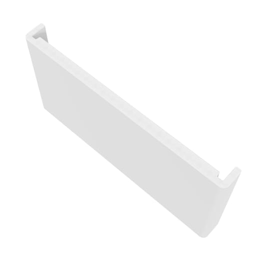 Freefoam Magnum Square Leg Fascia Board 5m x 410 x 18mm White