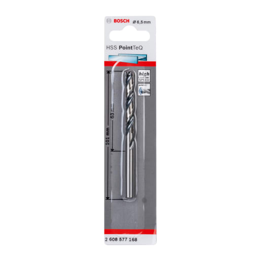 Bosch HSS PointTeQ Twist Drill Bit 101 x 6.5mm