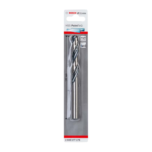 Bosch HSS PointTeQ Twist Drill Bit 142 x 11mm