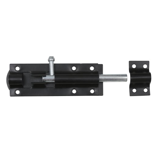 Tower Bolt 100mm Black