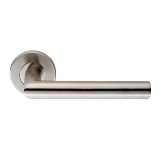 Georgian Lever Latch Straight Handle Set Stainless Steel