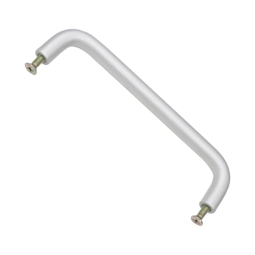 Pull Handle D Shaped 100mm L Satin Anodised Aluminium