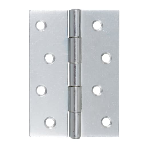 Light Butt Hinge 100 x 30mm Pack of 3 Zinc Plated