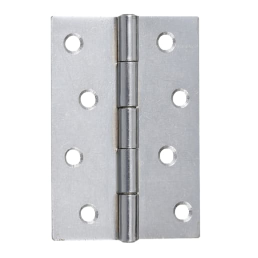 Light Butt Hinge 100 x 30mm Pack of 3 Chrome Plated