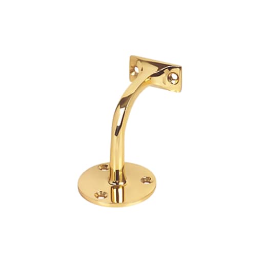 Handrail Bracket 64mm Brass