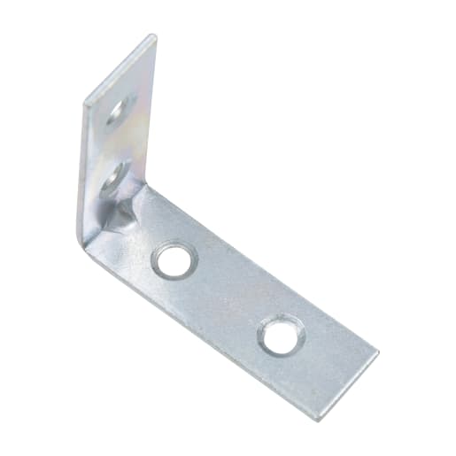 Corner Brace Bracket 50mm Pack of 4 Bright Zinc Plated