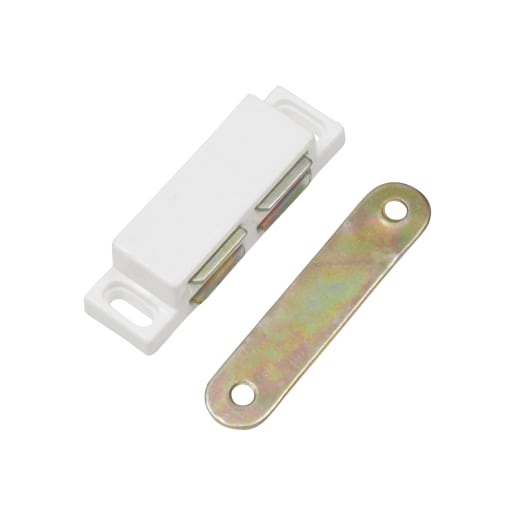 Magnetic Catch Medium Pack of 2 White