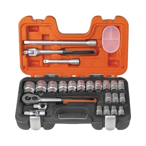 Bahco Square Drive Socket Set 24-Piece Matt