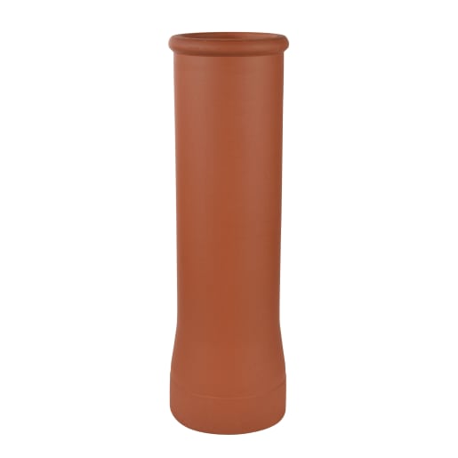 Hepworth Terracotta Chimney Pot Roll Top 250 x 900mm Red