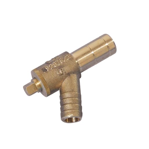 Hep2O Drain Cock Spigot 15mm Brass