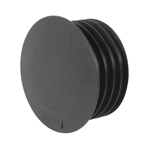 OsmaDrain Socket Plug 110mm Dia Black