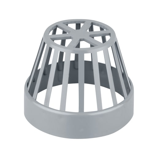 Wavin OsmaSoil Balloon Grating 110mm Grey