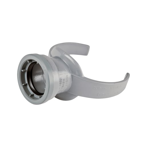 OsmaSoil Clip Boss Solvent Waste 110mm Dia Grey