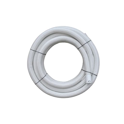 Osma Land Drain Single Socket Coil 25m x 80mm (L x Dia) White