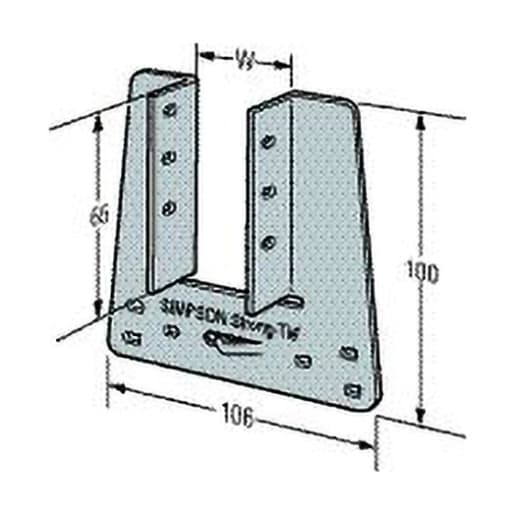 Simpson Strong-Tie Truss Clip 50mm W Chrome