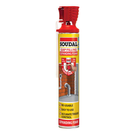 Soudal Genius Gun Gap Filler Expanding Foam 750ml