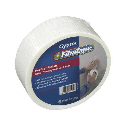 Gyproc FibaTape Perfect Finish 90m x 48mm White