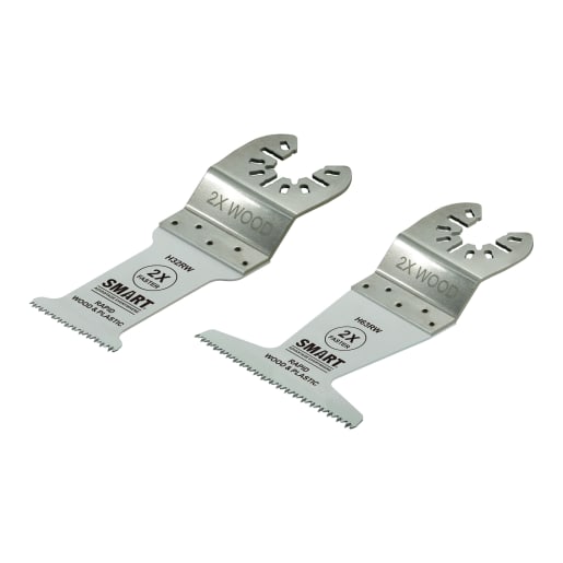 SMART Trade 2 Piece Rapid Wood Blade Set Chrome