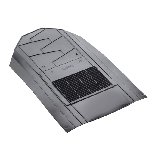 Klober Uni-Line Slate Vent With Adaptor Grey