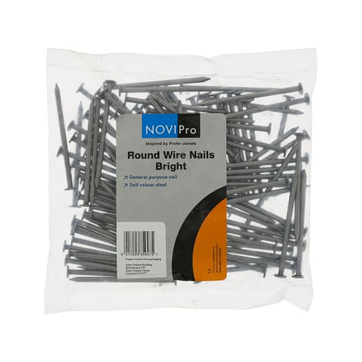 Round Wire Nails 100 x 4.5mm Bright 0.5kg Pack
