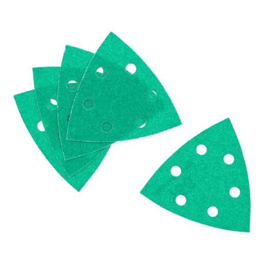 Norton Delta Sanding Sheets Punched 95 x 95mm Green