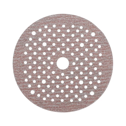 Norton Expert Multi Hole Velcro Backed Sandpaper Grain 180 125mm Dia
