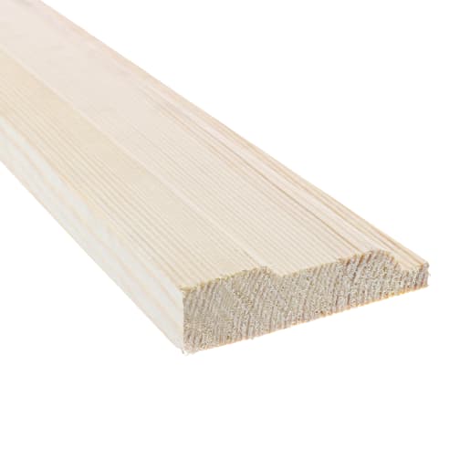 PEFC Redwood Ovolo Architrave 25 x 75mm (act size 20.5 x 70mm)