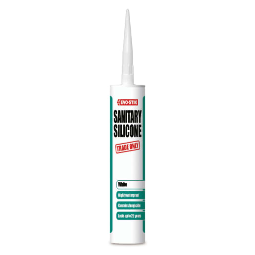 Evo-Stik Sanitary Silicone Sealant 290ml Clear