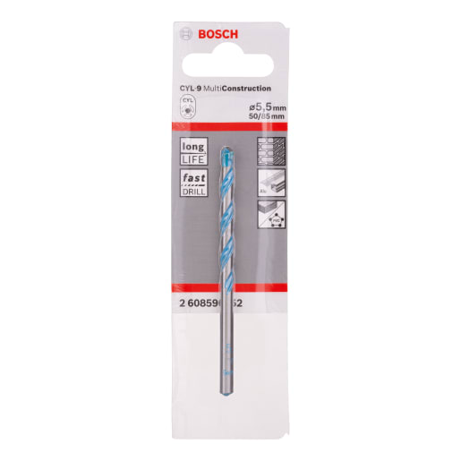 Bosch Drilling Multi-Construction Drill Bit 5.5mm Silver