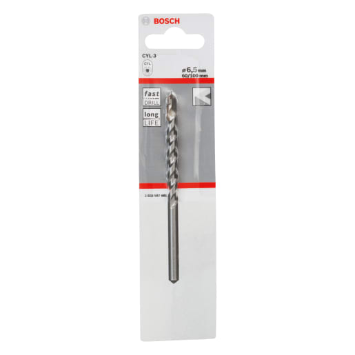 Bosch CYL-3 Concrete Drill Bit 100 x 6.50mm Chrome