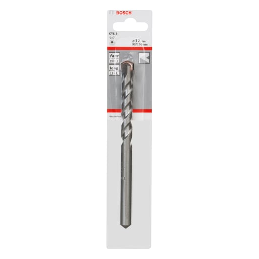 Bosch Drilling Percussion Bit 150 x 12mm Silver