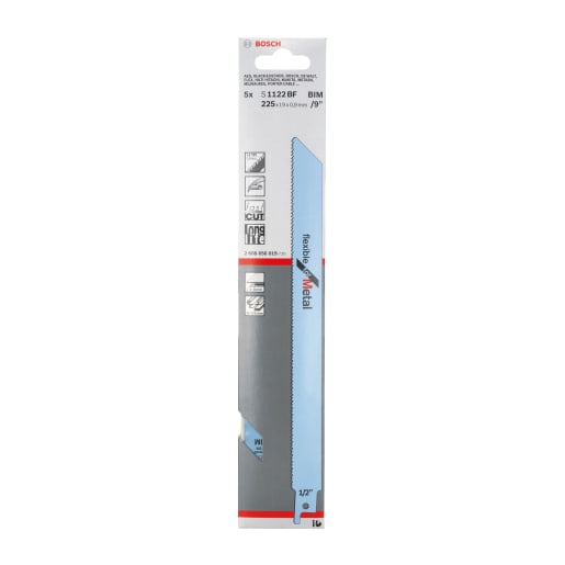 Bosch Jigsaw Blade Flexible For Metal 225mm Blue