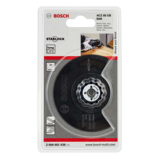 Bosch Segmental Saw Blade ACZ 85 EB 85mm Black