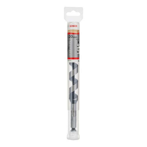 Bosch Drilling Auger Bit-Hex Shank Drive 20mm Silver And Black