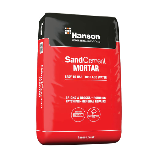 Hanson Sand Cement Mortar Plastic Handy Bag 20kg